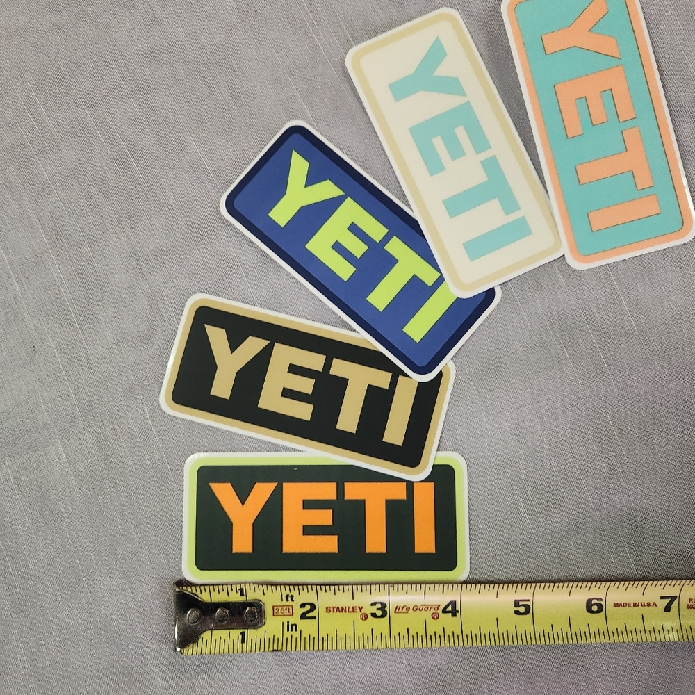 Yeti Multicolor Logo Sticker Collection - Picture 2 of 3